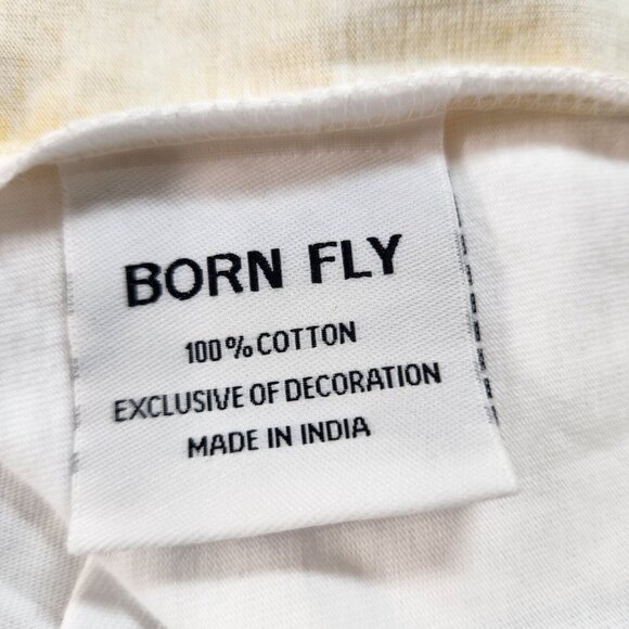 Born Fly Men's  "Fly 'N Free " Multicolor Graphic Print T-Shirt Size 2XL (40) - Picture 4 of 9